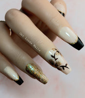 Golden Noir Bloom