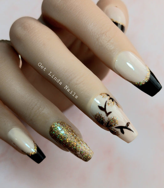 Golden Noir Bloom