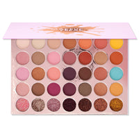 Makeup Freak Amour 35 Color Pigmented Eyeshadow Palette With Glitter Spring