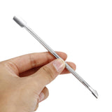Double Head Durable Stainless Steel Cuticle Remover Manicure Tool