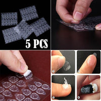 5/10 Sheets Double-side Nail Glue Sticker - Get Linda Nails