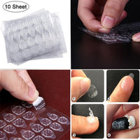 5/10 Sheets Double-side Nail Glue Sticker